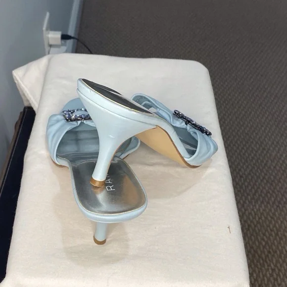 Rampage Baby Blue Heeled Slip-on - Picture 2 of 3